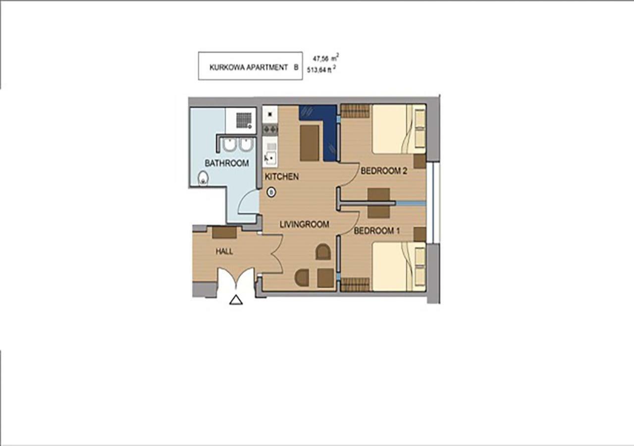 Kurkowa Apartments Krakow Dış mekan fotoğraf